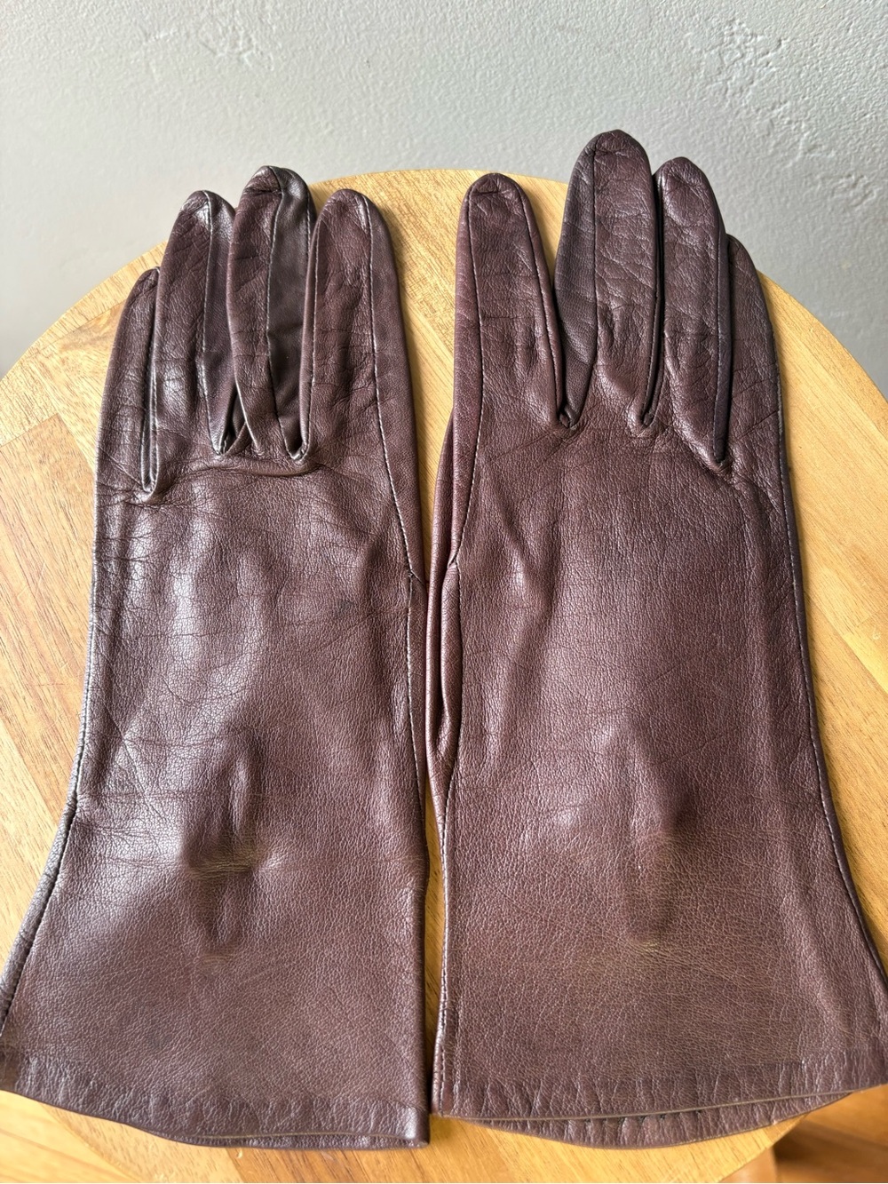 Daniel Hays Finger Free Pearl Closure Leather Dress Gloves - Size M Approximate